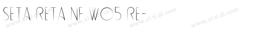 Seta Reta NF W05 Re字体转换